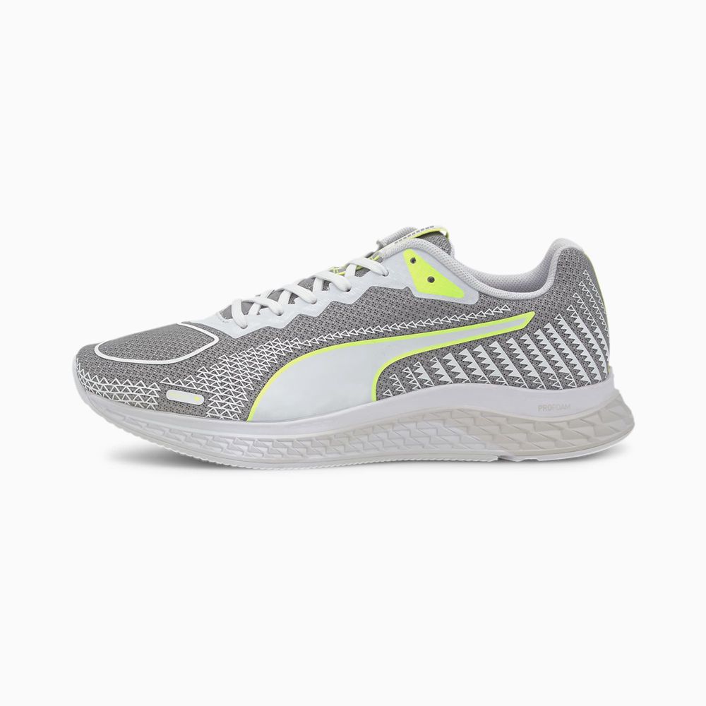 Puma SPEED SUTAMINA 2 Női Futócipő - Szürke Lila/Fehér/Sárga ( Hungary - DBVLA3285 )